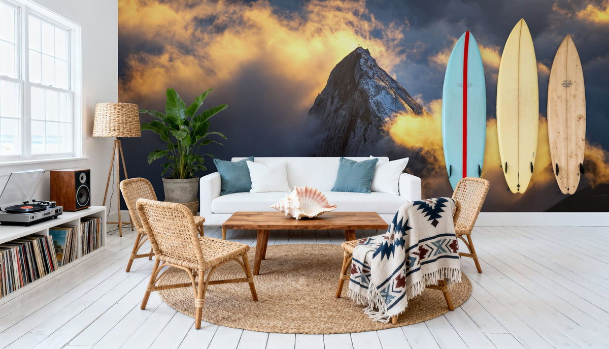 Mountains Awake Mural Wallpaper - room preview 02