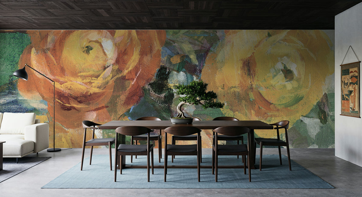 Blooming Splendor I Panel II Mural Wallpaper - room preview 02