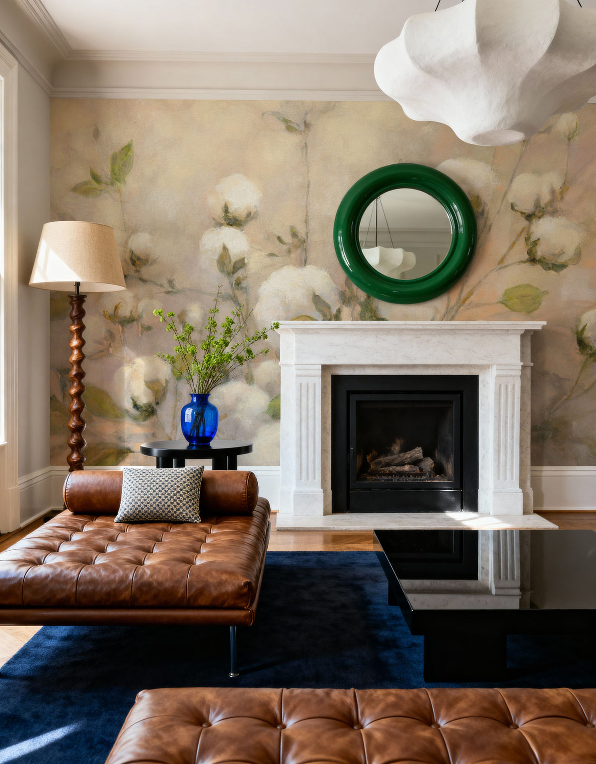 Cotton Field Mural Wallpaper - room preview 02