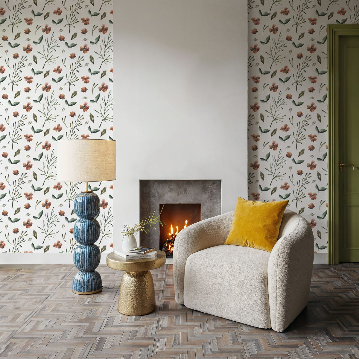 Sweet Flowers Mural Wallpaper - room preview 02