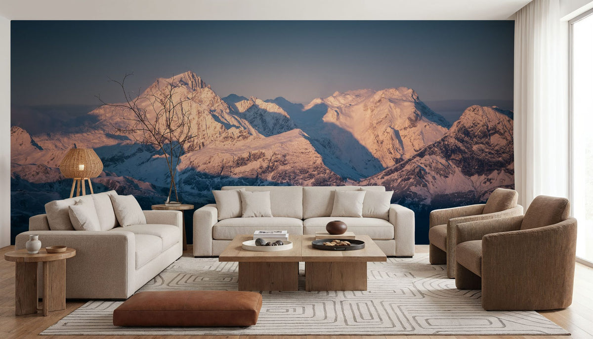 Winter Rays Mural Wallpaper - room preview 02