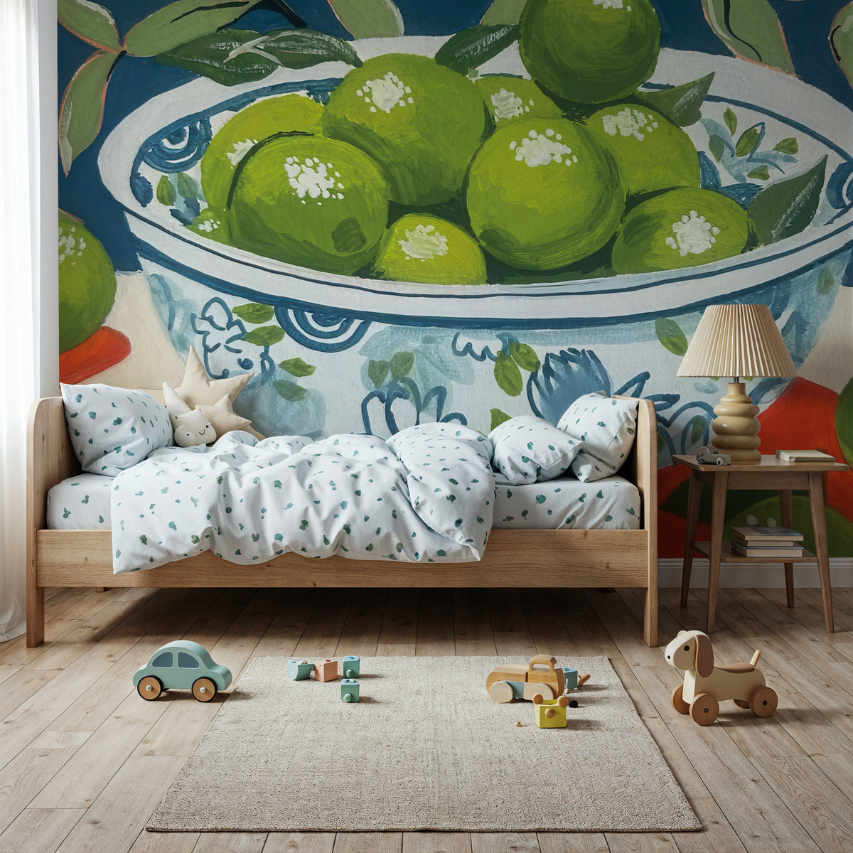 Bowl of Summer Fruit II Mural Wallpaper - room preview 02