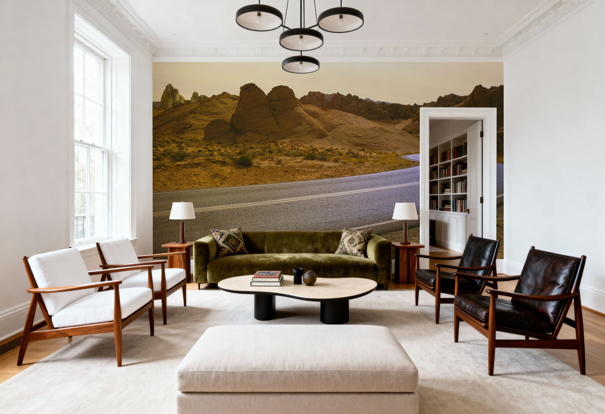 Sandstone Journey Mural Wallpaper - room preview 02