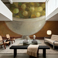 Grapes in Old Bowl Mural Wallpaper - room preview 02
