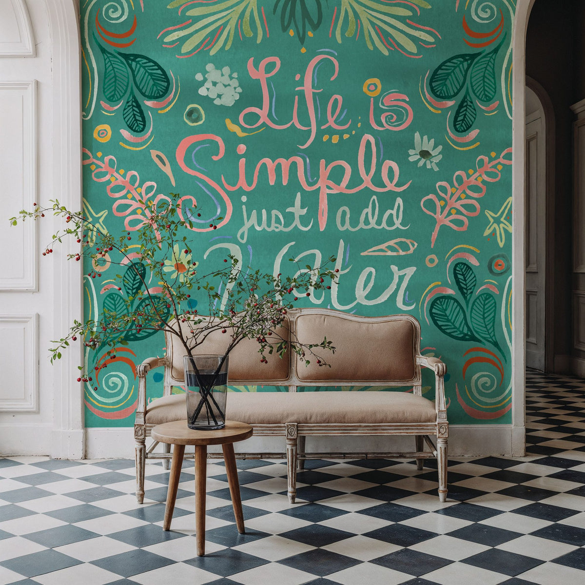 Coastline VII Mural Wallpaper - room preview 02