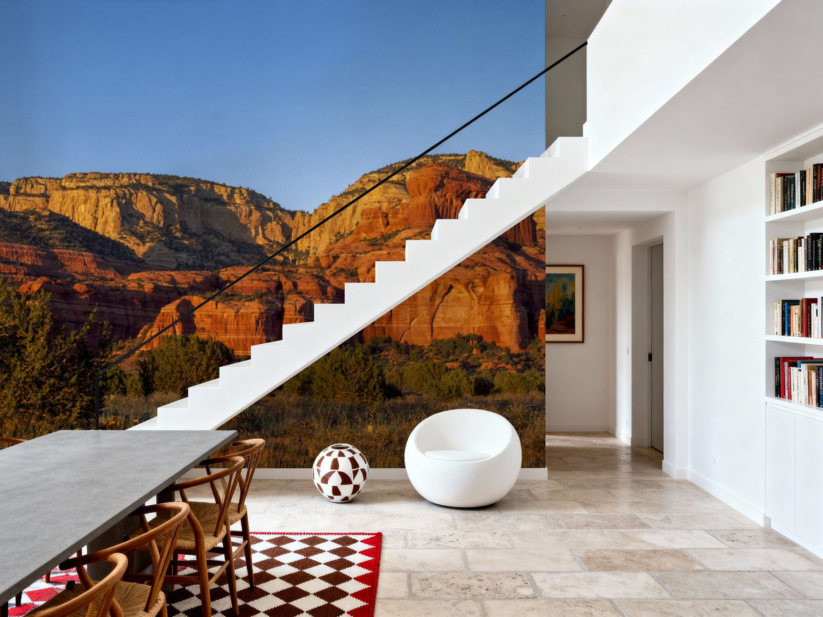 Desert Mesa Majesty Mural Wallpaper - room preview 02