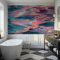 Sunset Reflections on Water Mural Wallpaper - room preview 02