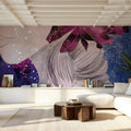 Mystical Woman I Mural Wallpaper - Purple Tone - room preview 02