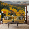 Methow Valley Wildflowers IV Mural Wallpaper - room preview 02
