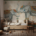 Elephant Walk I Mural Wallpaper - room preview 02