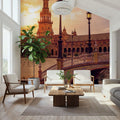 Seville Sunset Mural Wallpaper - room preview 02