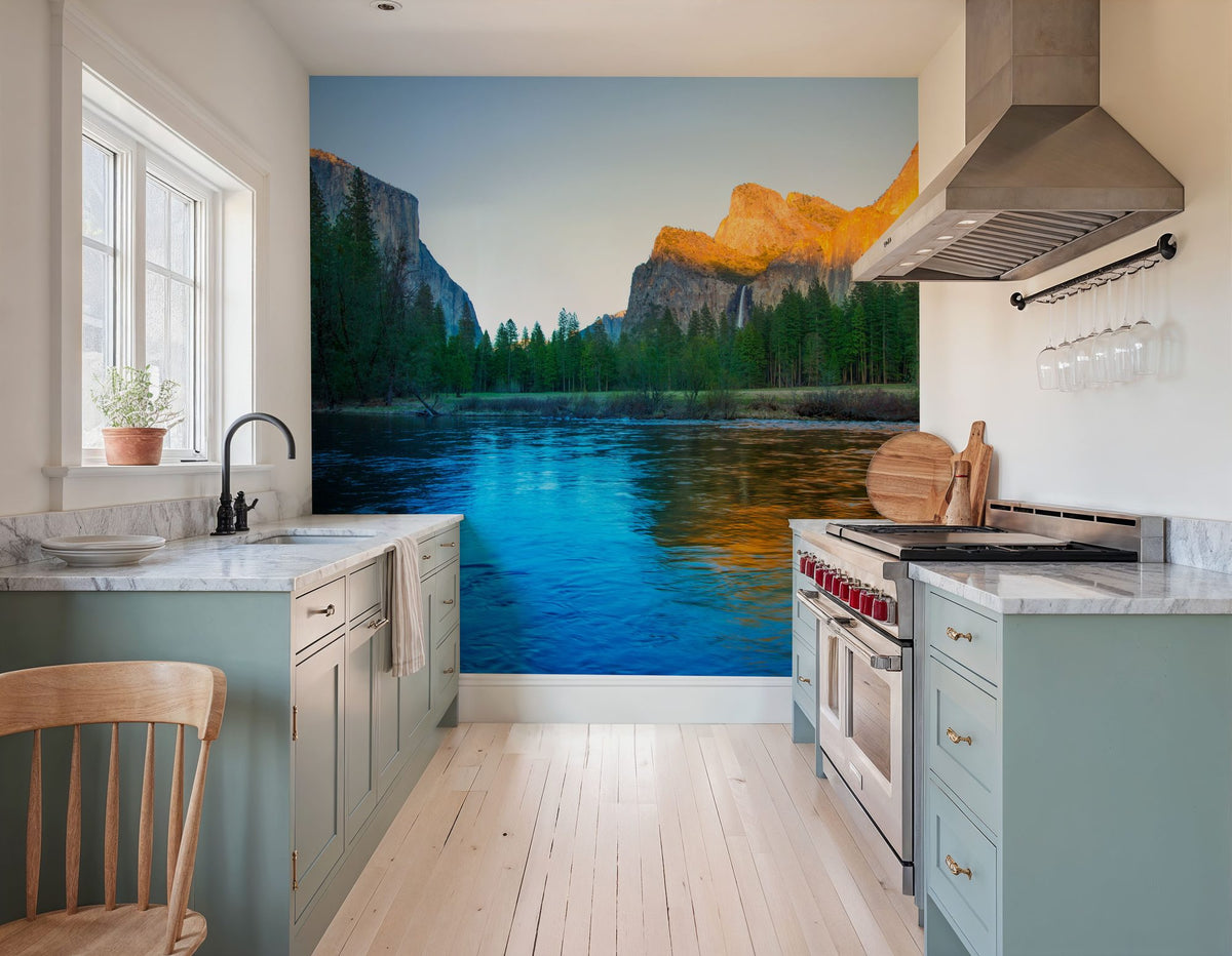 Merced River Clear Mural Wallpaper - room preview 02