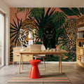 Boho Jungle Prowlers Mural Wallpaper - room preview 02