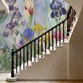 Iris Field Burst Mural Wallpaper - room preview 02