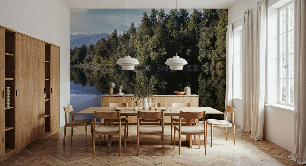 Mountain Reflections, Mural Wallpaper - room preview 02
