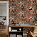 Palmera Luxe, Capuccino Mural Wallpaper - room preview 02