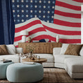 Stars and Stripes Bless America Mural Wallpaper - room preview 02