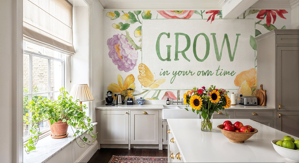Soft Meadow XI Mural Wallpaper - room preview 02
