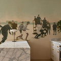 Snow Shoe Race Mural Wallpaper - room preview 02