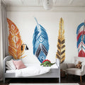 Rainbow Feathers II Mural Wallpaper - room preview 02
