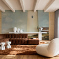 Atlantic Island Map Mural Wallpaper - room preview 02