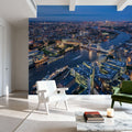 Tower Bridge Aerial Mural Wallpaper - room preview 02