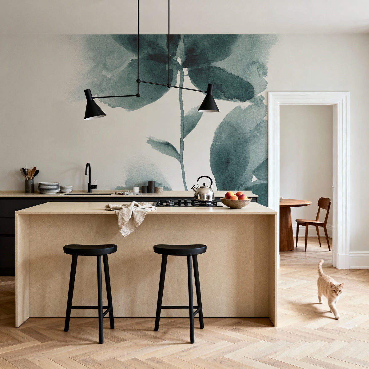 Tranquil Blossom I Mural Wallpaper - room preview 02