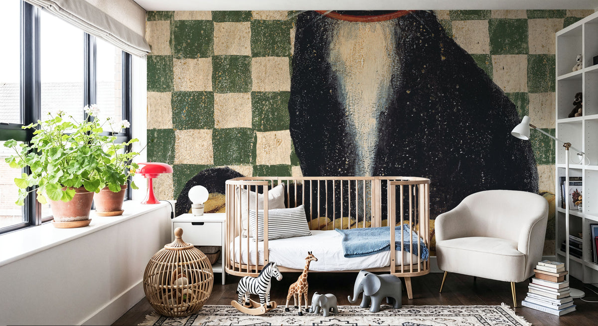 Norman Mural Wallpaper - room preview 02