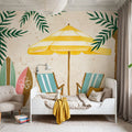 Beach Day I Mural Wallpaper - room preview 02