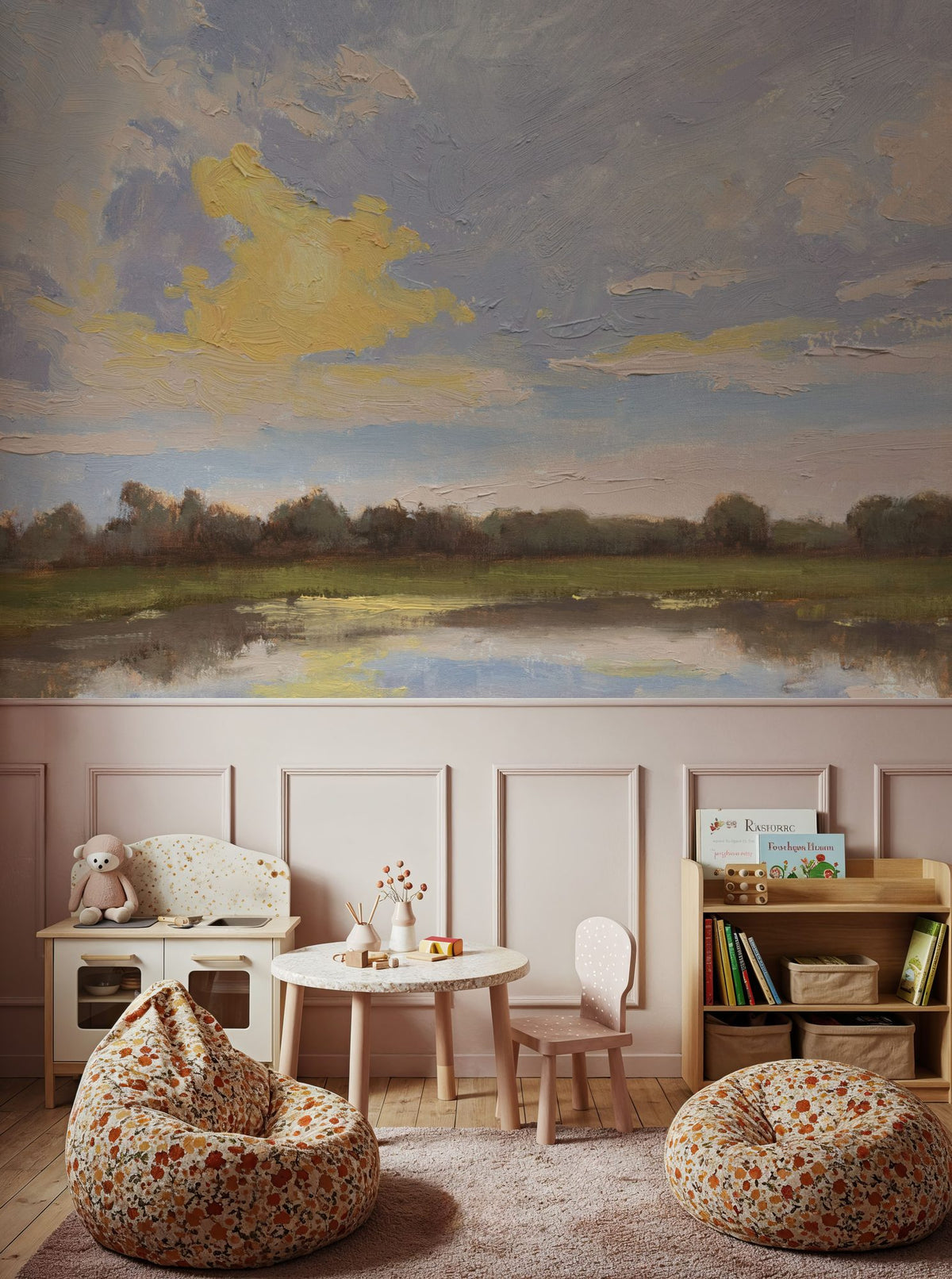 Summer Sunrise Mural Wallpaper - room preview 02