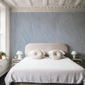 Stylized Brush Strokes, Sky Mural Wallpaper - room preview 02