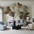 Floral Bliss Rose I Mural Wallpaper - room preview 02