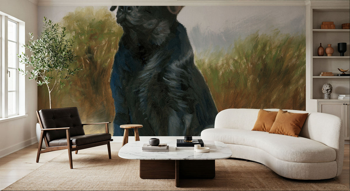 Hunting Dog Lab Mural Wallpaper - room preview 02