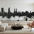 Wintherthur Switzerland Skyline Black & White Mural Wallpaper - room preview 02