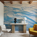 Sunlit Snow Drift Mural Wallpaper - room preview 02