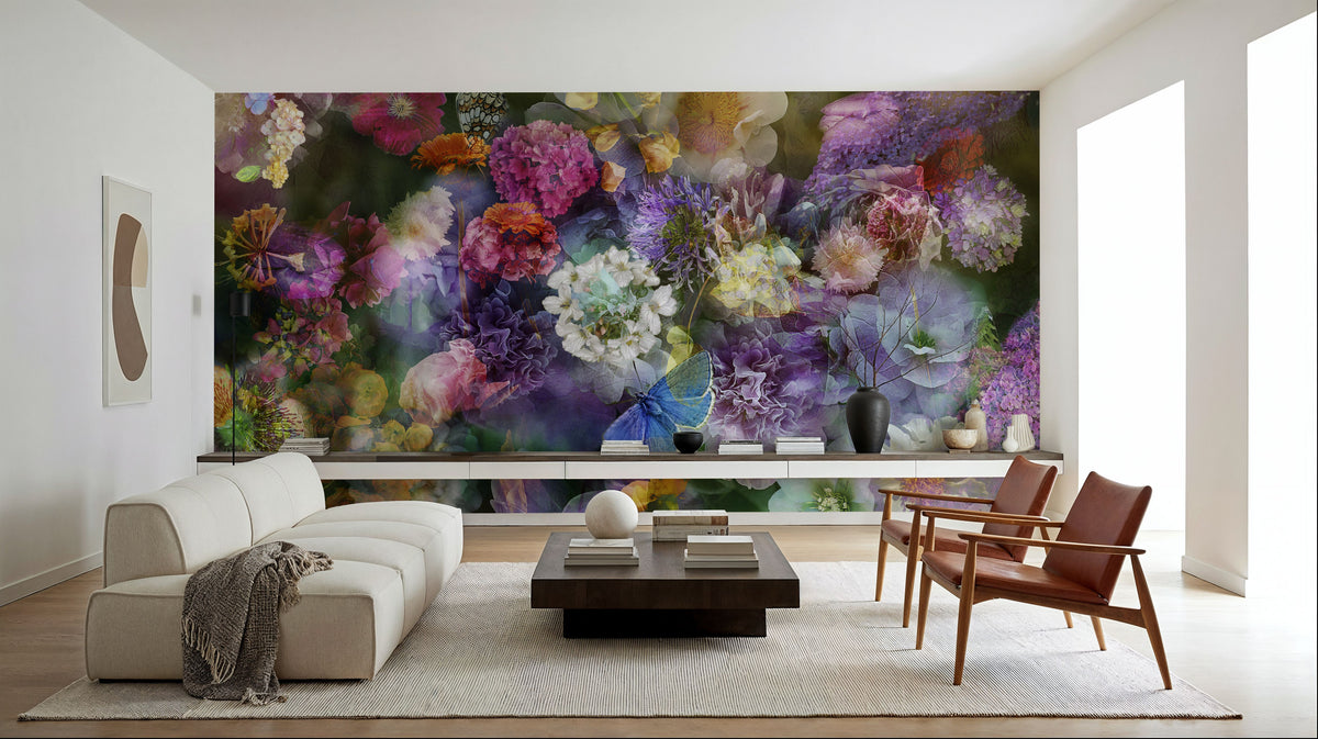 Floralis Mural Wallpaper - room preview 02
