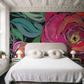 Blooming Boldly Mural Wallpaper - room preview 02
