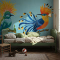 Birds of Paradise VI Mural Wallpaper - room preview 02