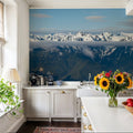 Snowy Tops Mural Wallpaper - room preview 02