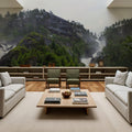 Misty Cascade Mural Wallpaper - room preview 02