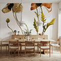 Autumn Orientals Vignette II Mural Wallpaper - room preview 02