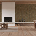 Striped Snake Skin Mural Wallpaper - room preview 02