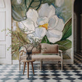 Graceful Peony Mural Wallpaper - room preview 02
