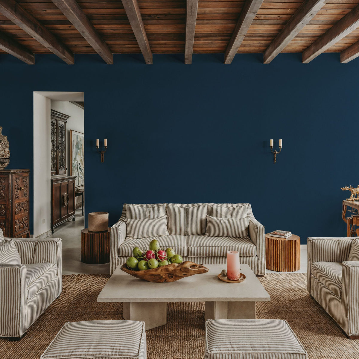 Linen Mist Bright Collection, Ocean Mural Wallpaper - room preview 02