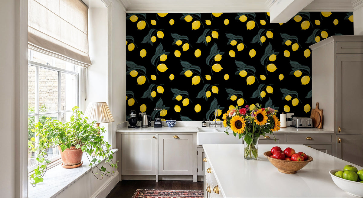 When Life Gives You Lemons Mural Wallpaper - room preview 02