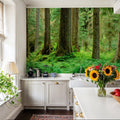 Hoh Rainforest Mural Wallpaper - room preview 02