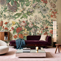 French Flower Chart Mural Wallpaper - room preview 02
