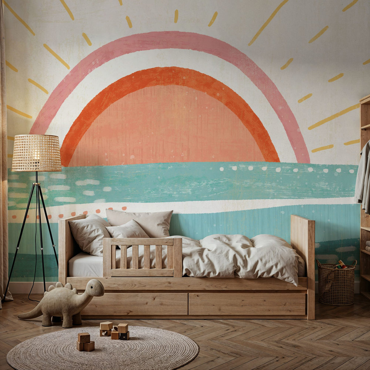 Sunset Thoughts Mural Wallpaper - room preview 02