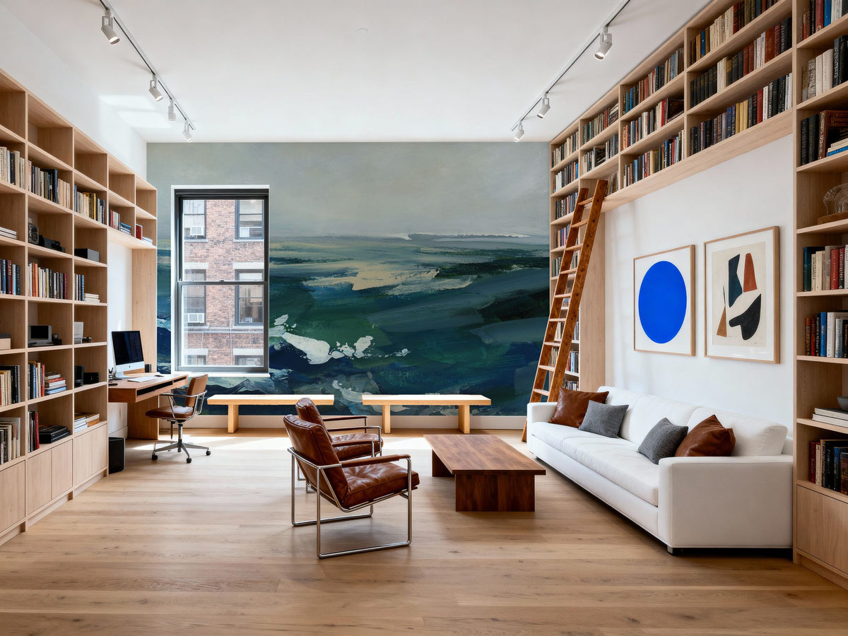 By the Sea Mural Wallpaper - room preview 02