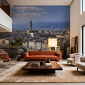 Vltava Crossing Mural Wallpaper - room preview 02